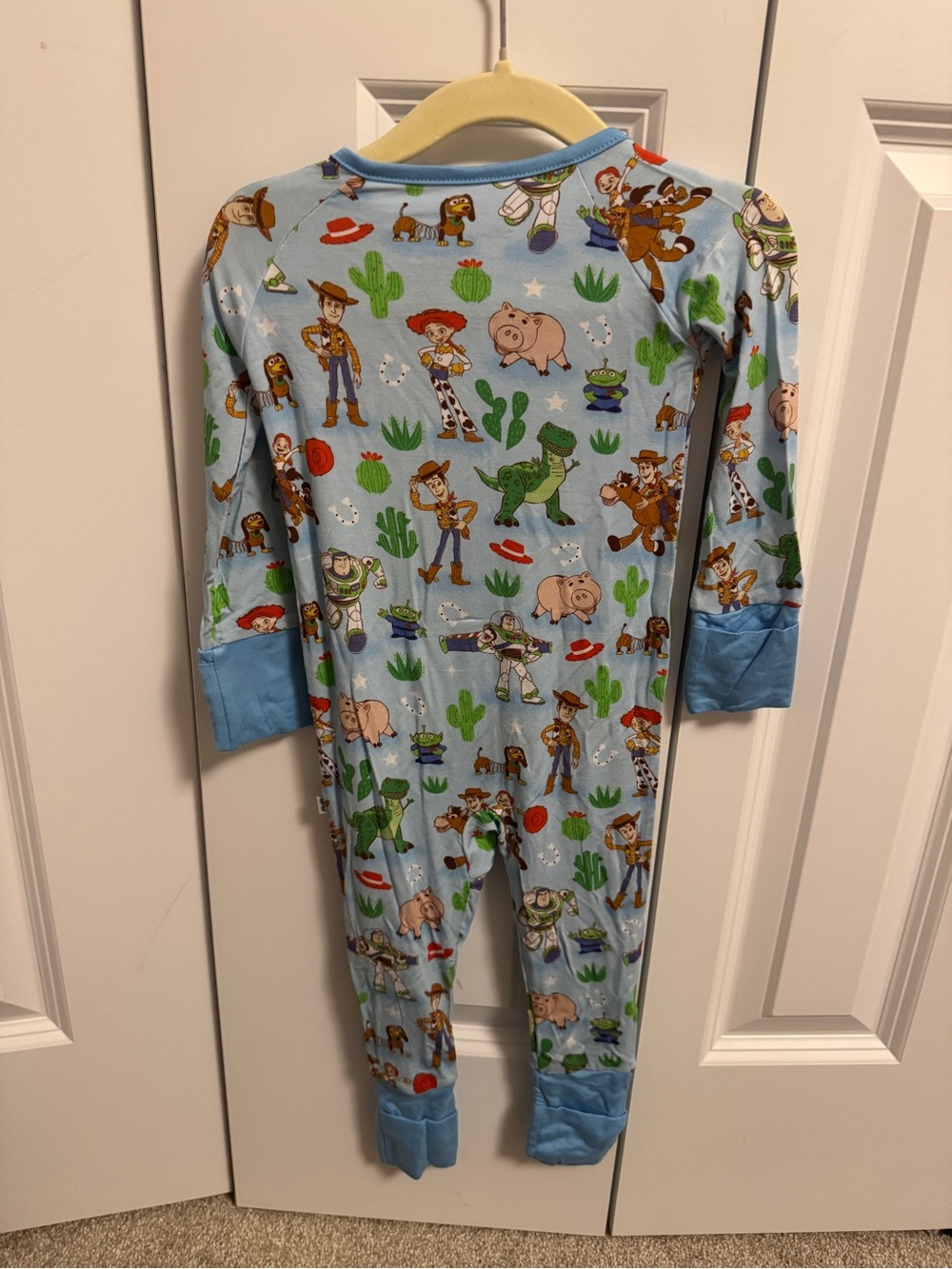 Disney Little Sleepies Toy Story OG blue pattern, NWT - Picture 4 of 5